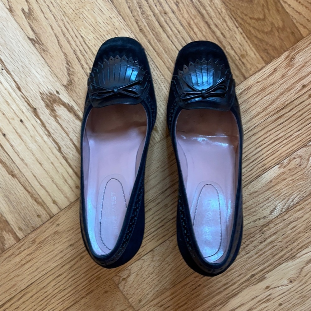 Nine West suede black 3 inch heels - women’s size 7M